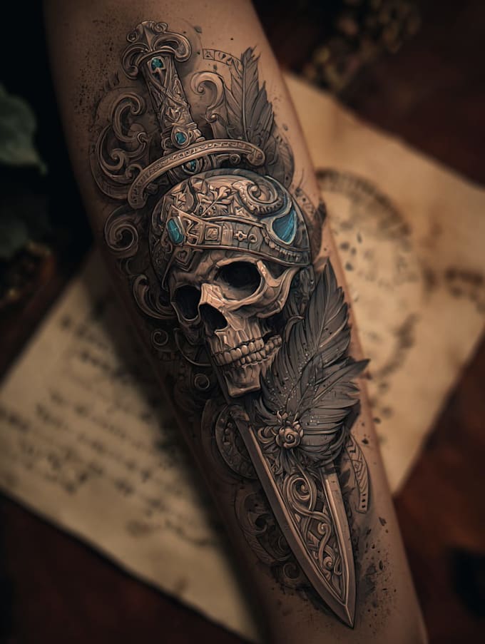 design professional tattoo and custom tattoo