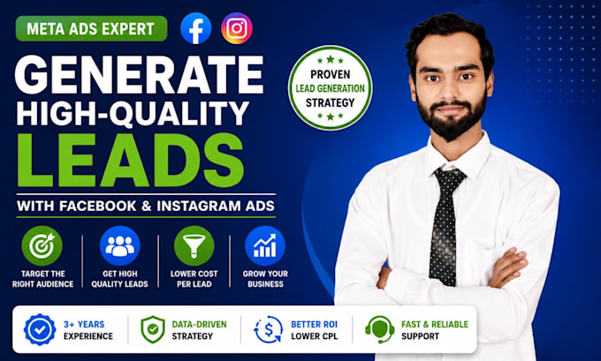 make facebook ads campaign for leads generation,