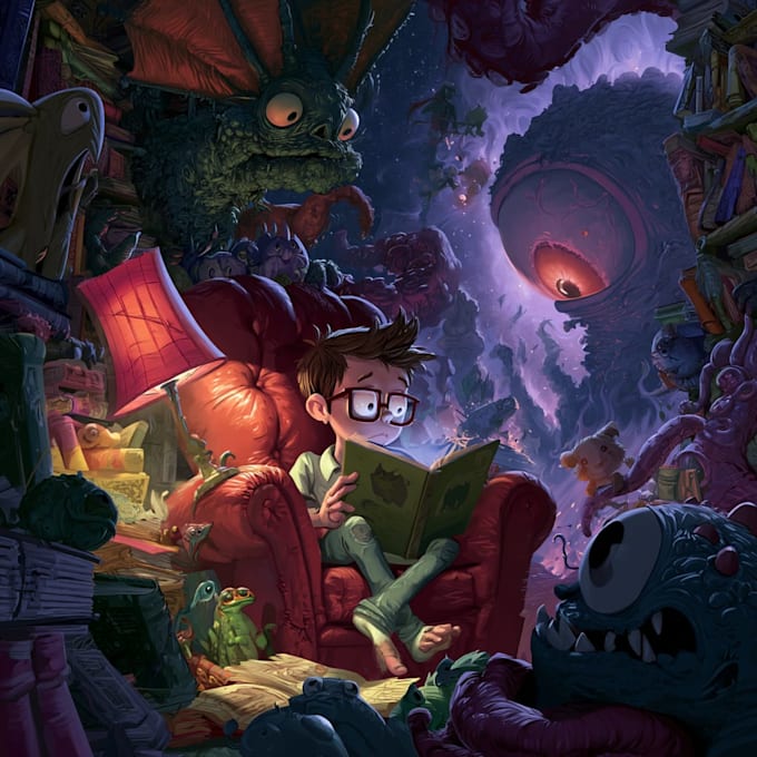 draw a cartoon cover for a book