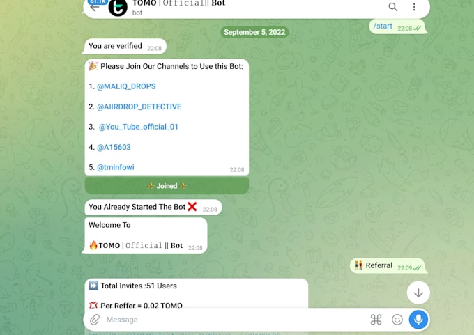 create a custom python telegram bot for your business
