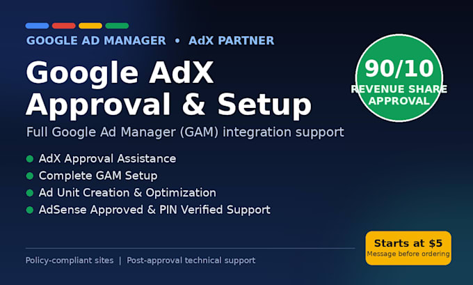 get your website approved for google ad exchange