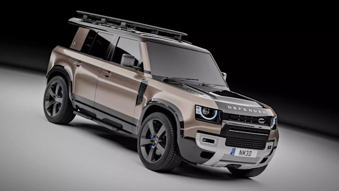 use blender to create 3d car model, detailed pbr texture, suv car bodykit model