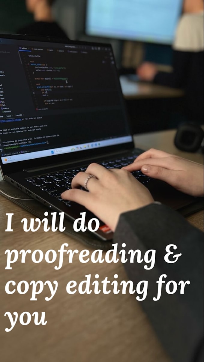 do professional proofreading and editing for you