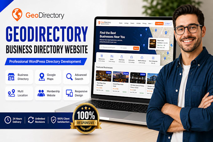 build modern geodirectory website or listing website