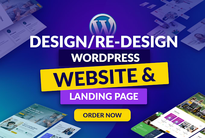 design redesign high converting wordpress website, wordpress website development