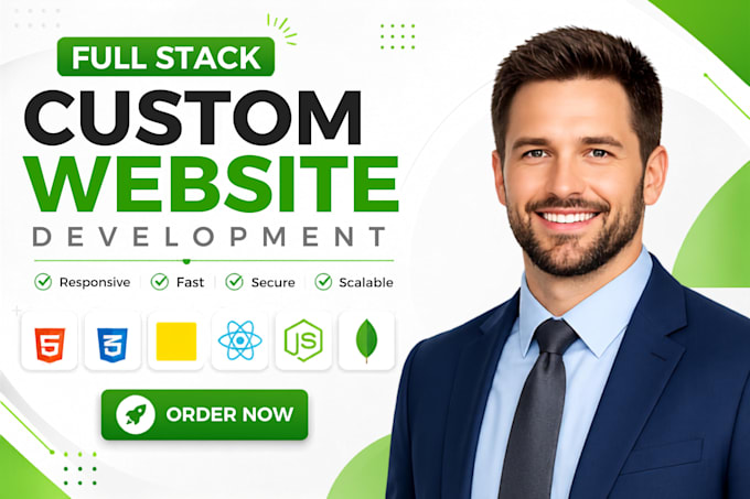 do website development as full stack web developer, front end, backend developer