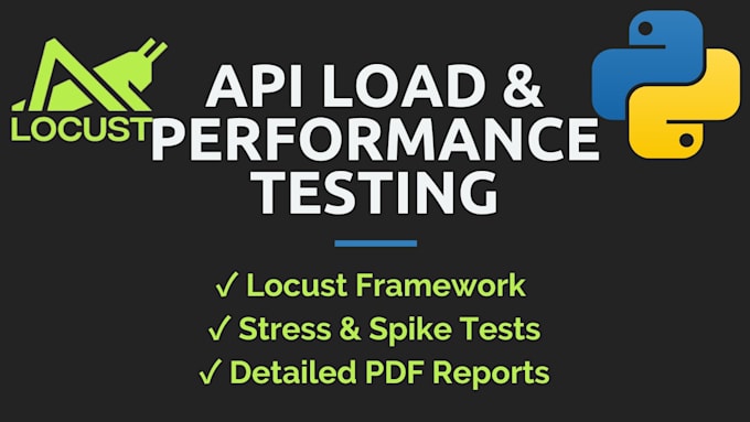 do API load and performance testing using python and locust