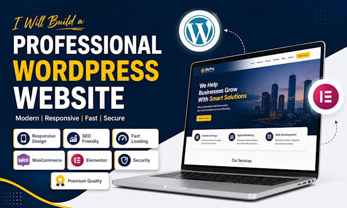 design a professional wordpress website