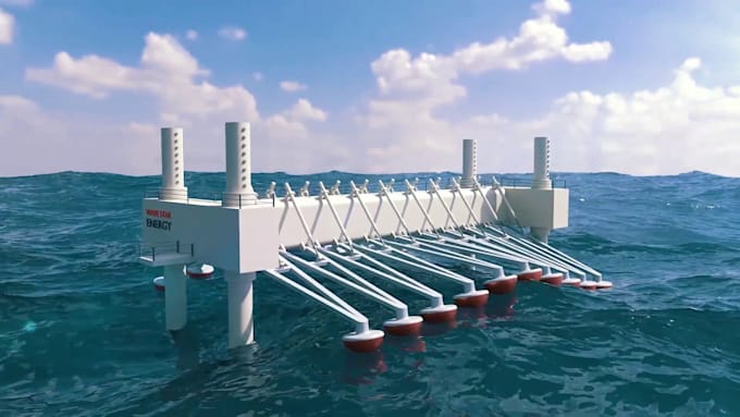 offer 3d industrial renewable energy animation, 3d technical visualization