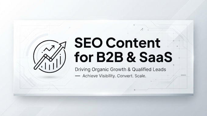 write SEO optimized blog content for b2b saas and tech companies