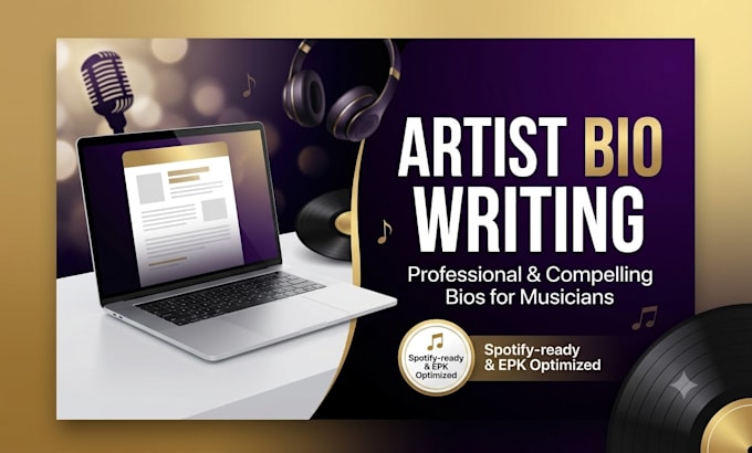 write your storytelling artist bio for press and media