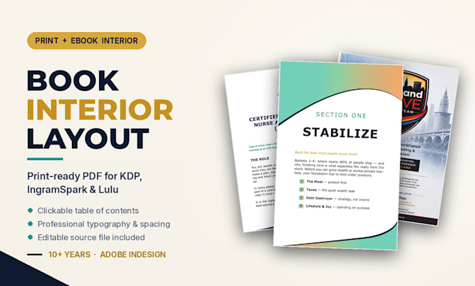 format and design your book interior layout for kdp print and ebook