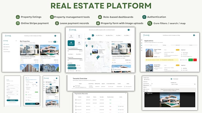 build a complete real estate website