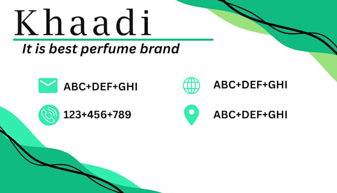 design business card for you professionaly