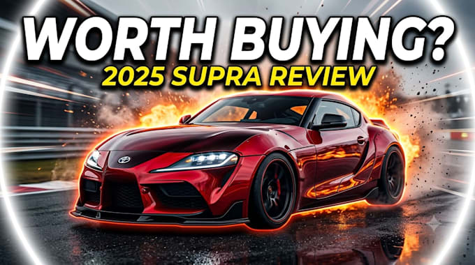 design high CTR youtube thumbnails for car reviews