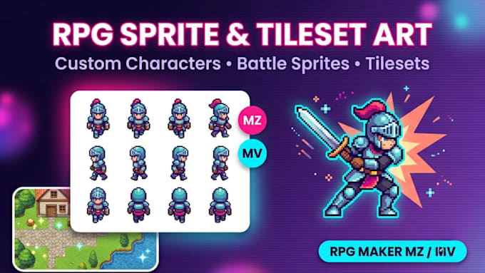 rpg maker mz characer sprite sheet top down sprite rpg maker npc pixel game art