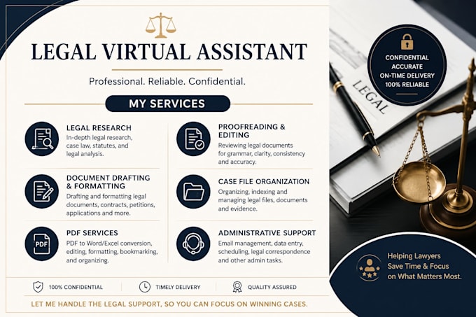 be your legal virtual assistant
