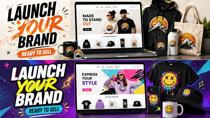 build a premium merch store ready to sell for your brand