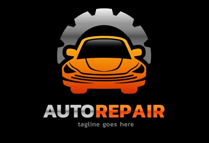 do custom automotive auto repair logo design