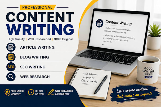 write  seo blog posts  and articles