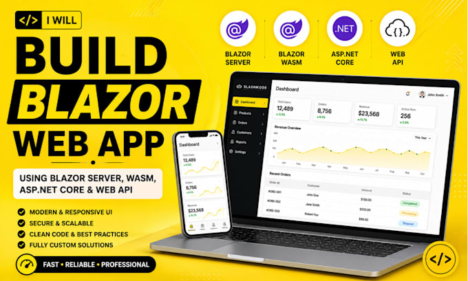build blazor web app using blazor server wasm asp net core and web api