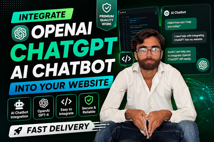 integrate openai chatgpt ai chatbot into your website