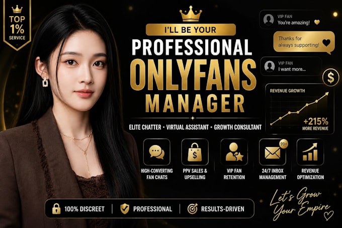 be your professional onlyfans manager chatter and consultant