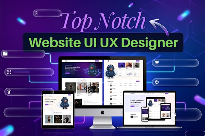design modern, responsive figma website design