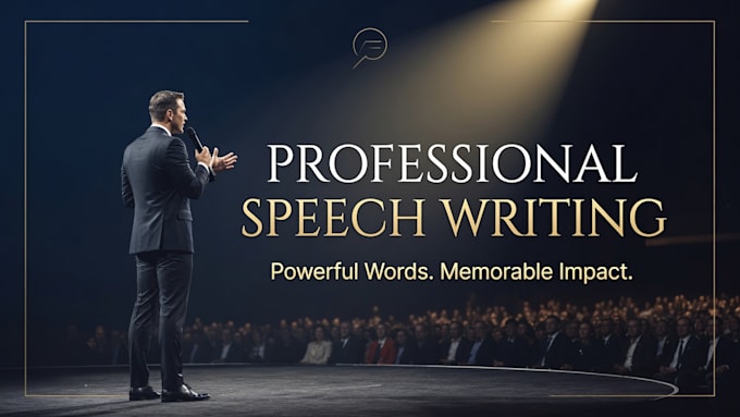 write a powerful speech for any occasion