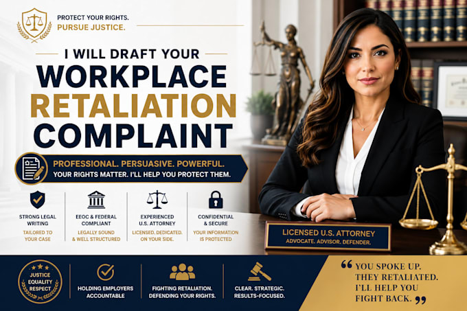 draft workplace retaliation complaint, eeoc retaliation complaint, demand letter
