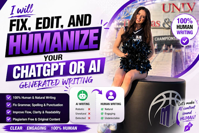 fix edit and humanize your chatgpt or ai generate writing