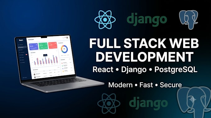 build a full stack react django web app