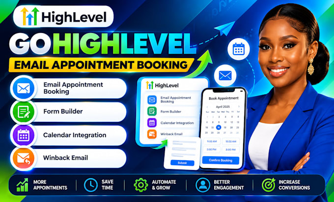 do gohighlevel email appointment booking, form builder, calendar integration