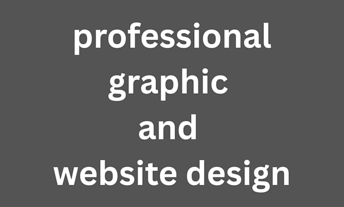 do graphic design, website redesign