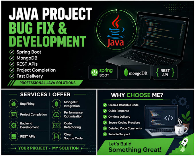 build, fix and optimize your software project