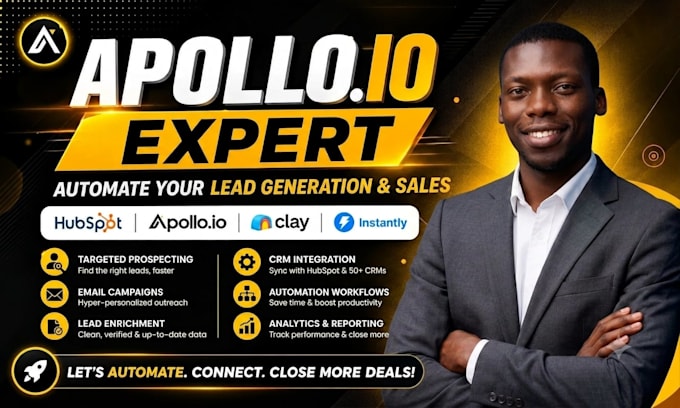setup apollo io CRM automation n8n zapier ai workflows