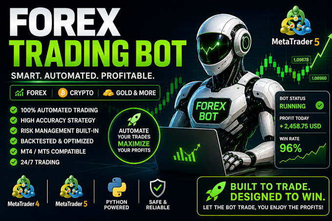 make forex trading bot,mt5 bot,crypto bot,forex robot