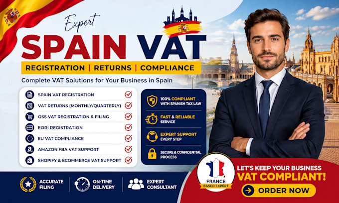 do spain vat registration, vat returns and oss filing