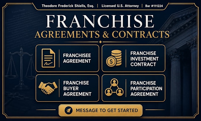 draft a custom, legally binding franchisee agreement
