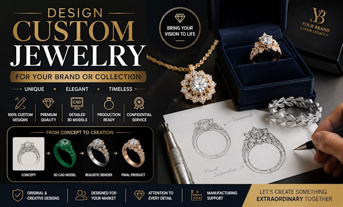 design custom jewelry for your brand or collection