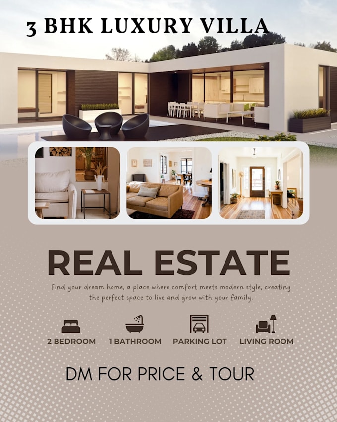 design luxury real estate instagram posts