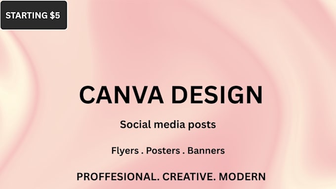 design professional canva social media posts