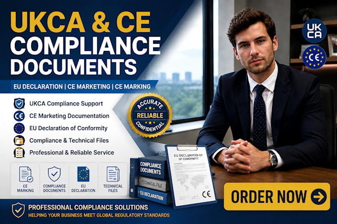 prepare ukca ce marketing ce marking eu declaration and compliance document