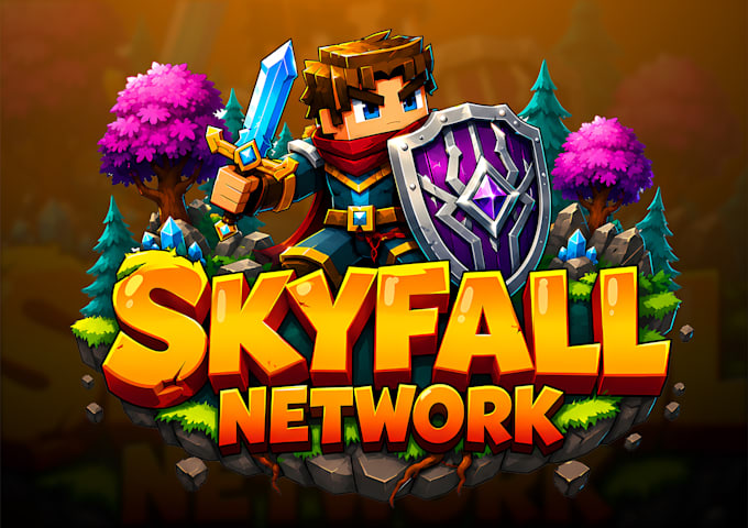 craft a custom minecraft server logo and icon
