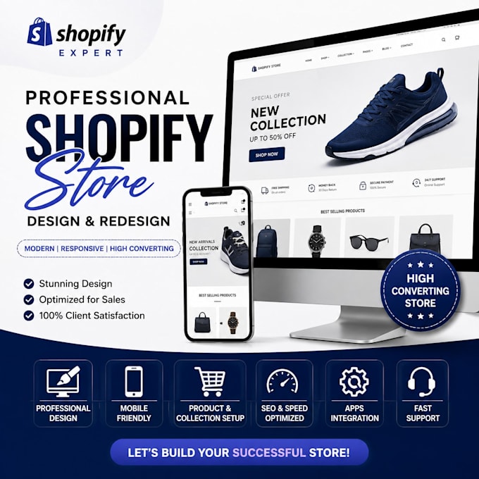 build a high converting shopify store that sells
