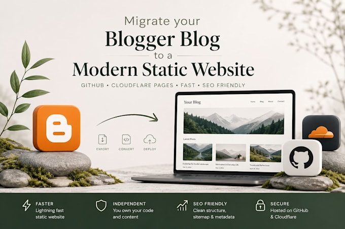 migrate your blogger blog to github and cloudflare pages