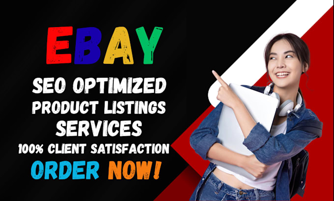 do ebay listing, ebay lister, ebay seo listing, ebay product listing