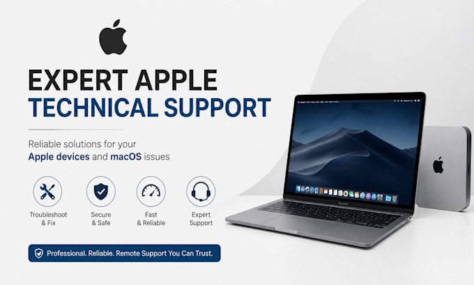 provide expert apple mac technical support for macos, macbook, imac issues
