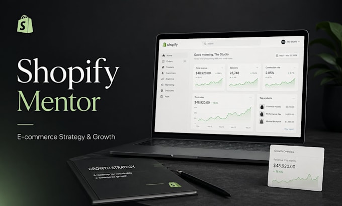 shopify mentor dropshipping consultant ecommerce coach shopify guide