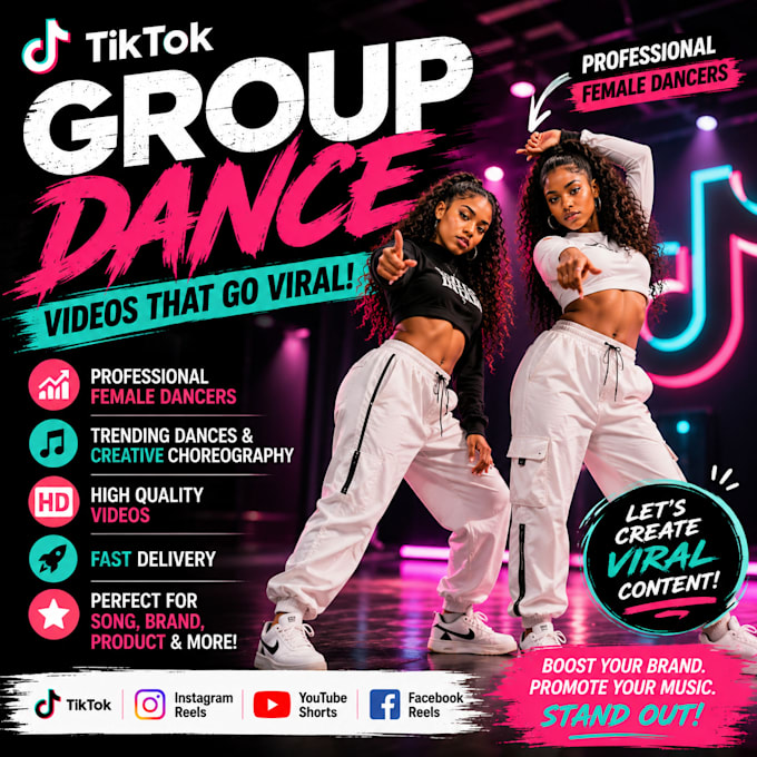 create engaging tiktok group dance content for promotion